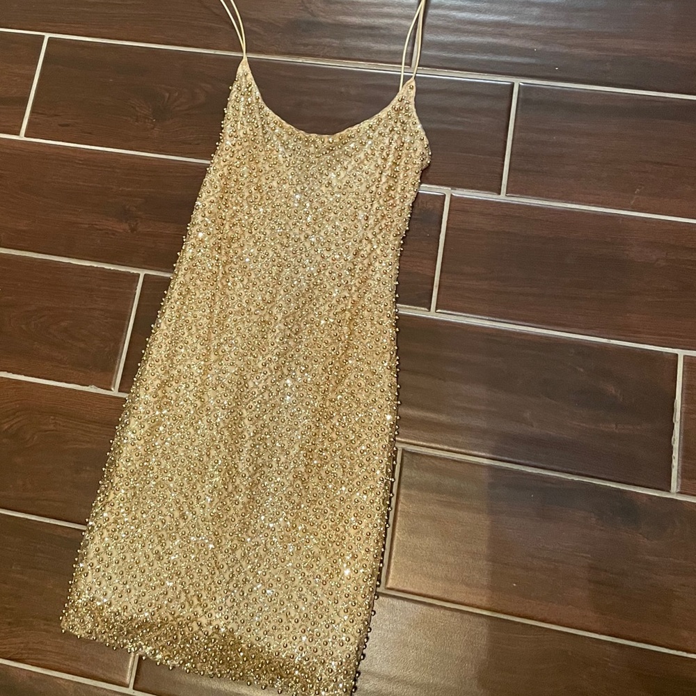 Amazing gold Oh Polly dress